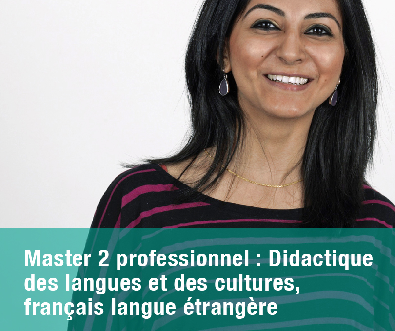 Master 2 professionnel : Didactique des langues et des cultures, français langue étrangère