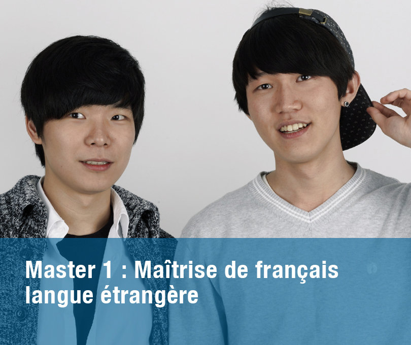 Master 1 : Maîtrise de français langue étrangère