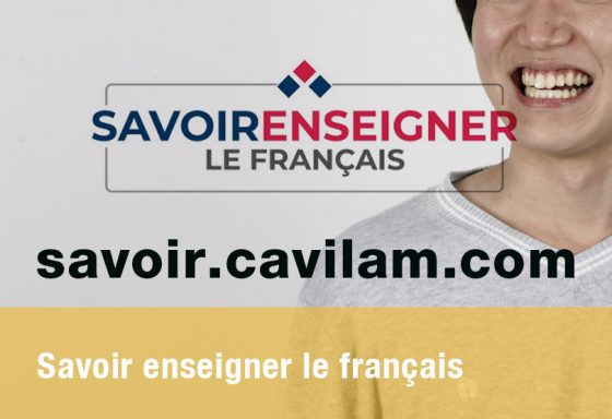 Savoir enseigner le français