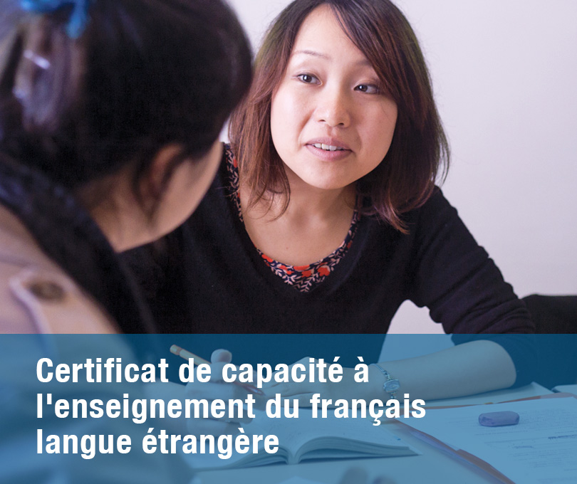 Certificat de capacité à l’enseignement du français langue étrangère